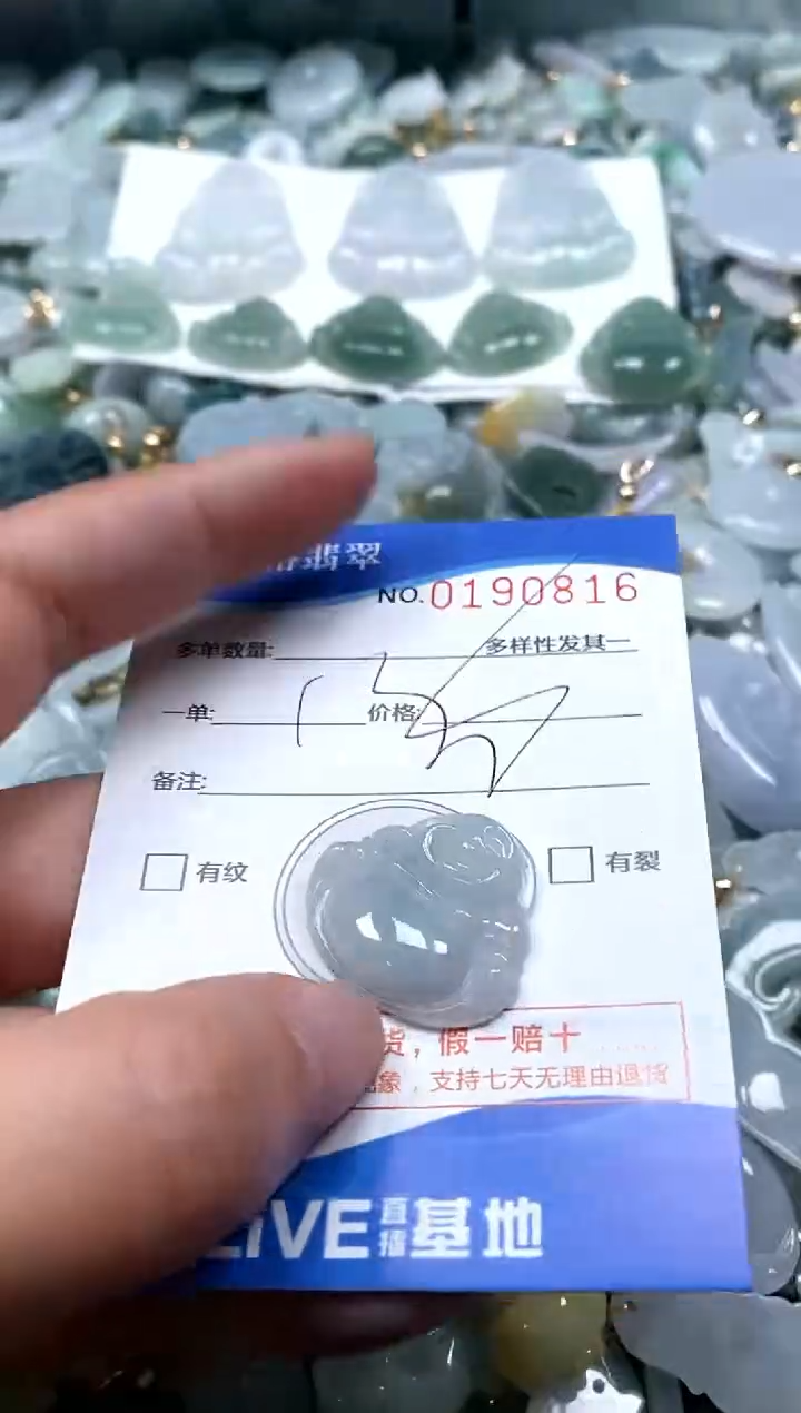 【闪购商品】翡翠颈饰未镶嵌闪购商品0190816