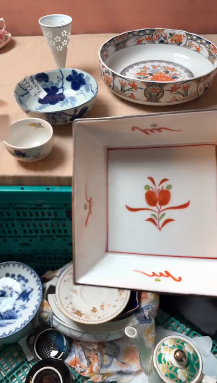 瓷片荆*鸟瓷器瓷器T223