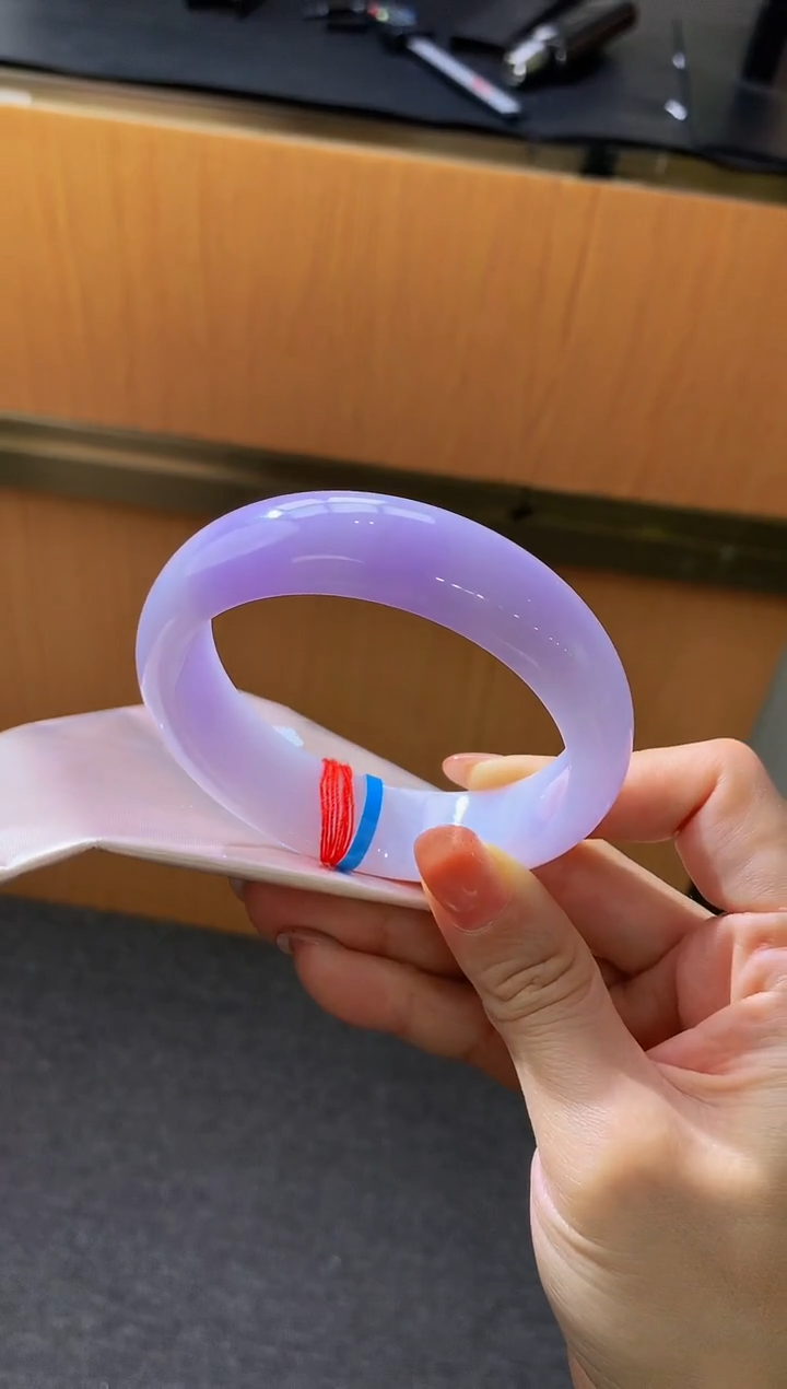 未镶嵌手镯翡翠-F80 圈口 60.4