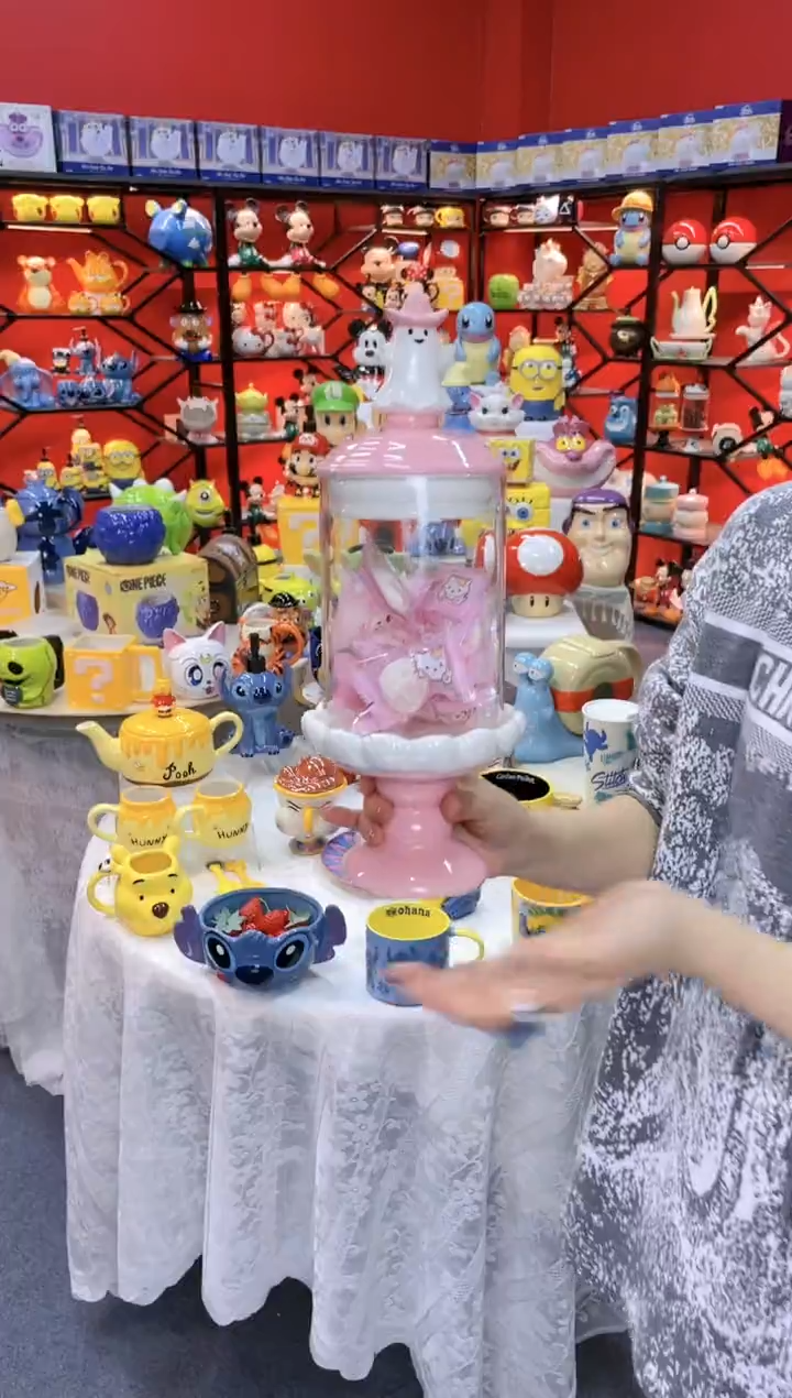 【闪购商品】.@@手绘陶瓷密封储物罐