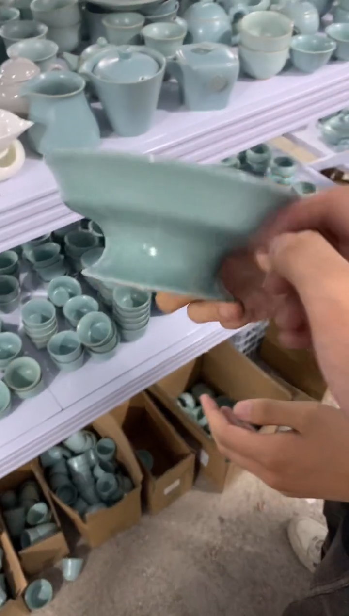 【清！一件不留】汝窑、茶壶盖碗茶杯主人杯微矿点