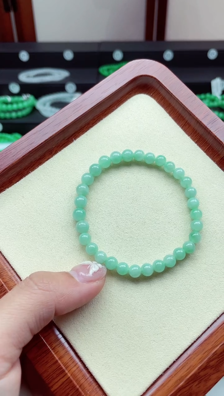 【闪购商品】翡翠手链未镶嵌缅甸翡翠 卡6