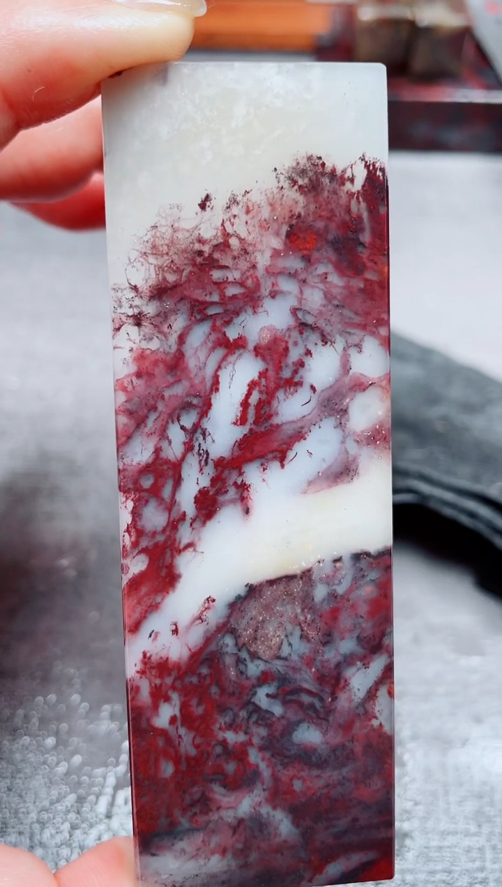 玉桂林鸡血玉素章--26