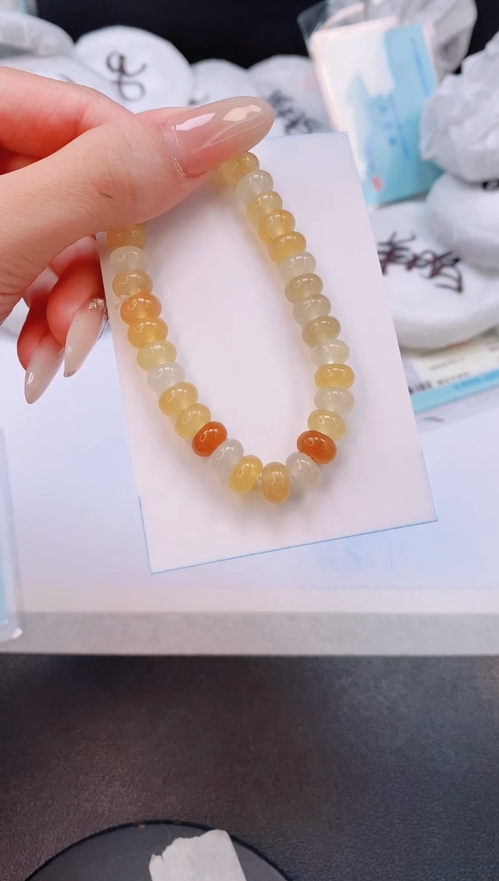 未镶嵌手链石英质玉黄龙手链多样性发货
