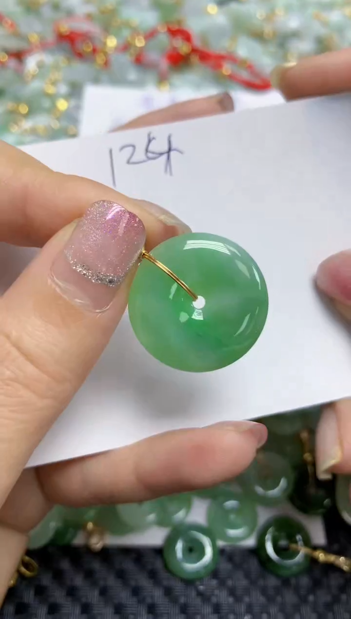 【闪购商品】翡翠颈饰合金天然A货翡翠