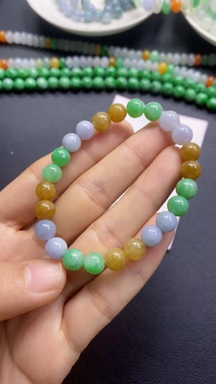 【闪购商品】翡翠散珠天然翡翠A货