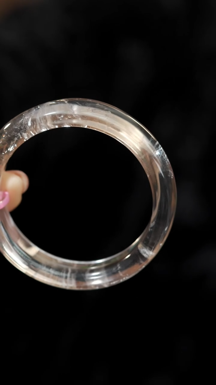 【闪购商品】水晶手镯未镶嵌@WLG44021005@圈口62+