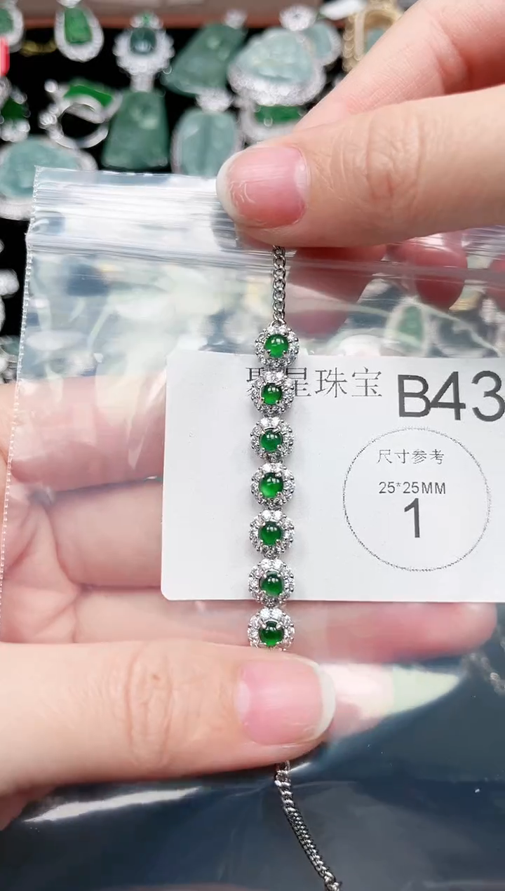 【闪购商品】翡翠颈饰未镶嵌赠皮绳434