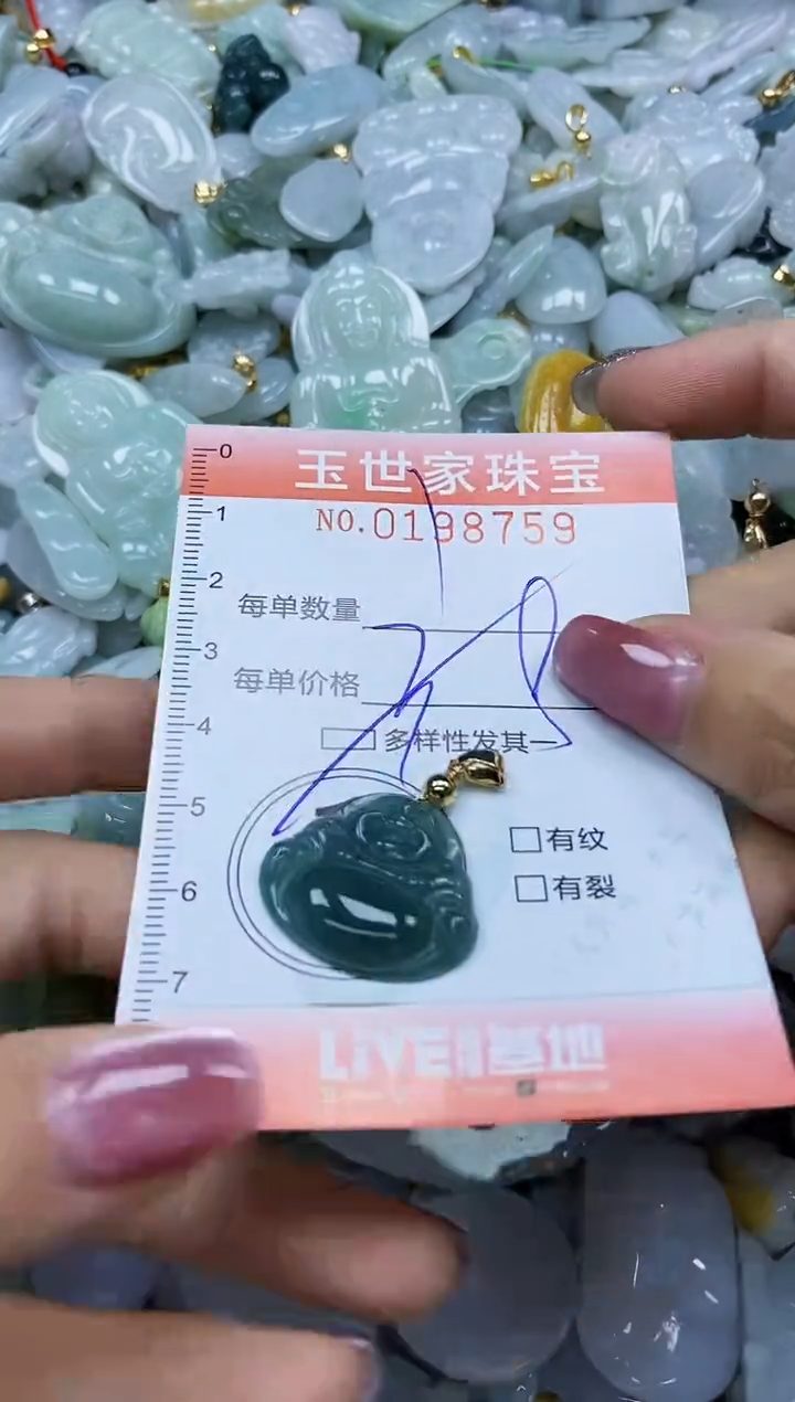 【闪购商品】翡翠颈饰未镶嵌闪购0198759多样性发其一