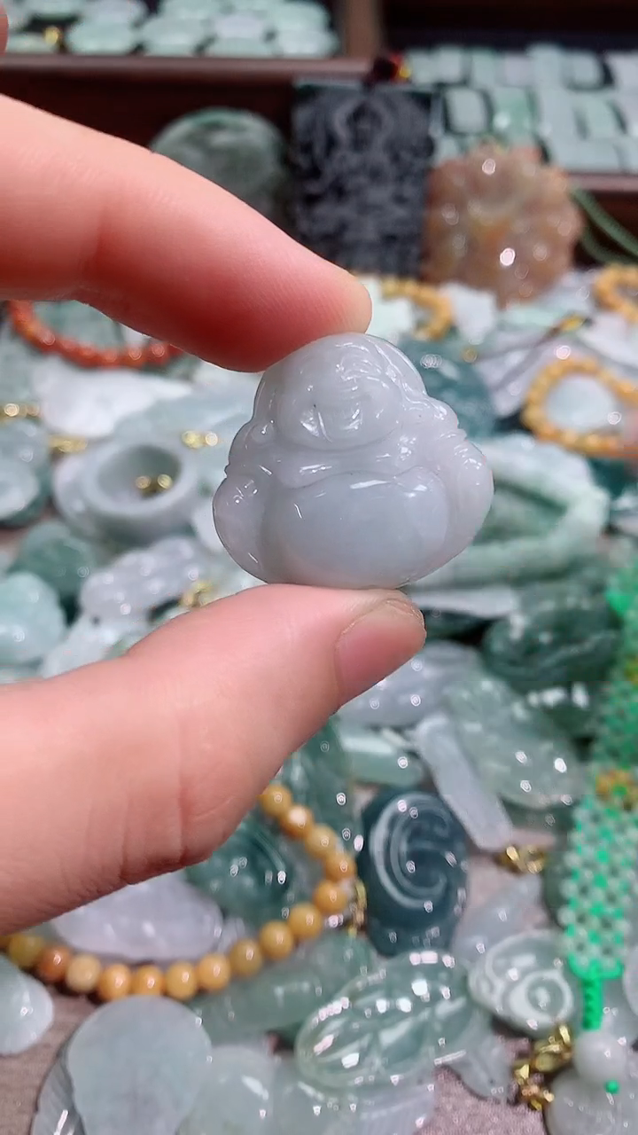 吊坠(不含链)未镶嵌翡翠天然A货翡翠（不含链）