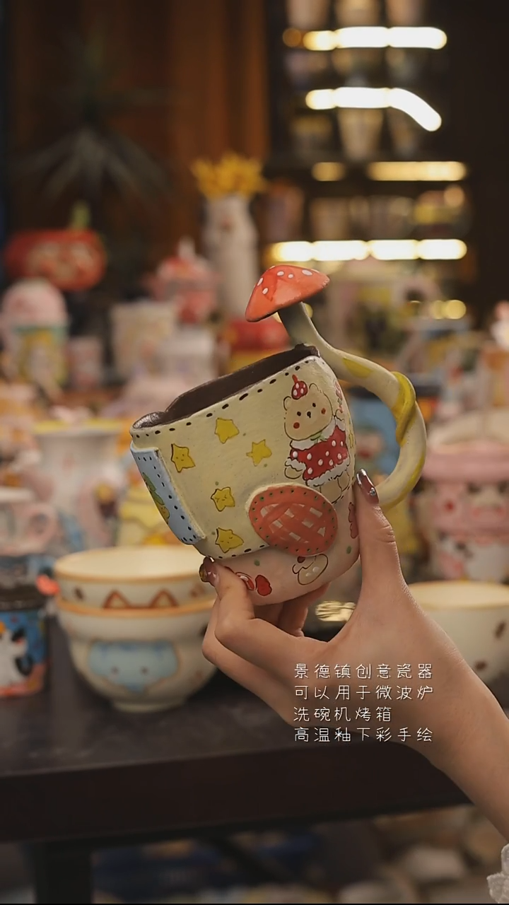 景德镇釉下彩绘设计师款式陶瓷