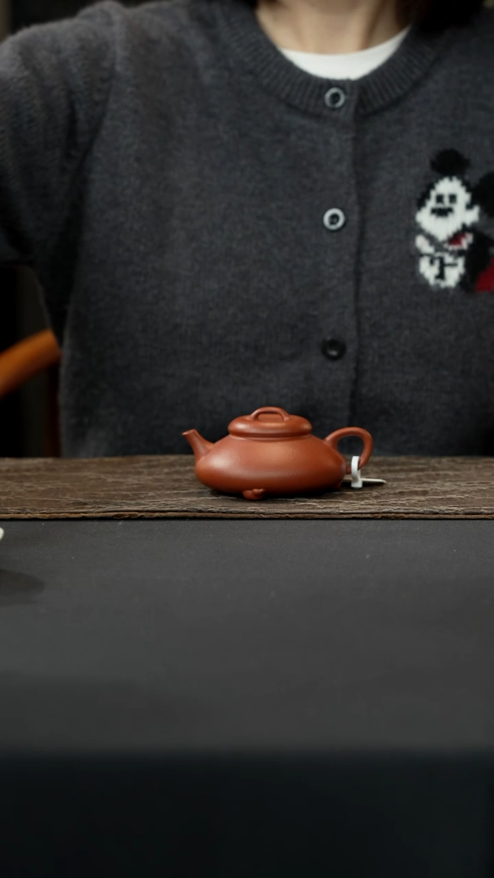 【闪购商品】紫砂茶壶红降坡小葫瓢120cc