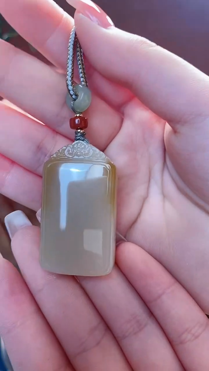 【闪购商品】和田玉挂件未镶嵌平安牌