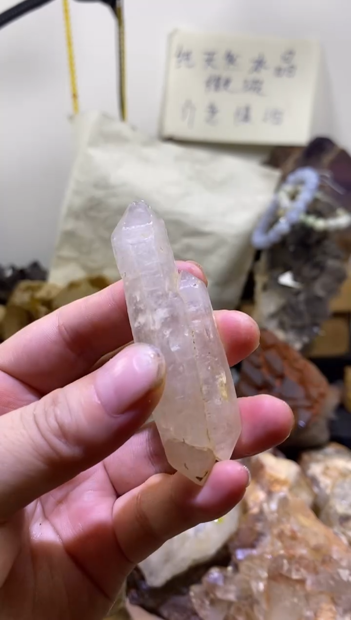 未镶嵌珠宝半成品水晶9号闪灵钻手把件