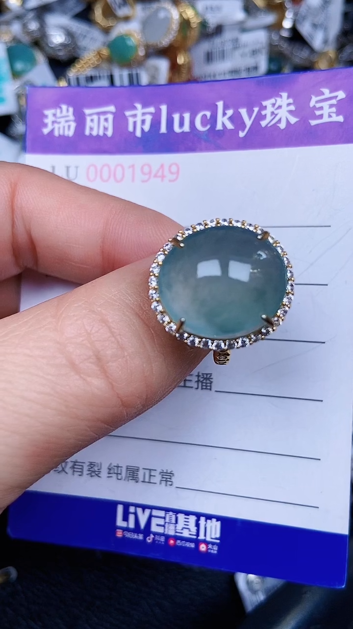 颈饰银S925镶嵌翡翠1949