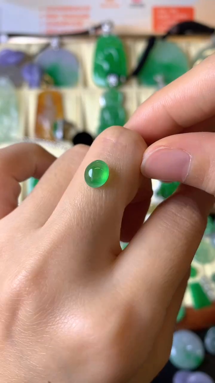 【闪购商品】定制翡翠未镶嵌1裸玉（客户意向镶嵌）