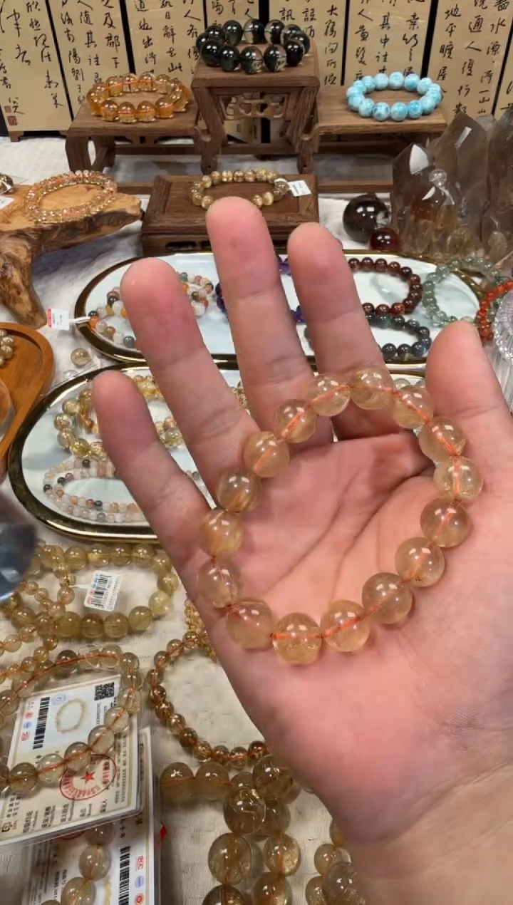 未镶嵌手串水晶SJ-580铜发晶