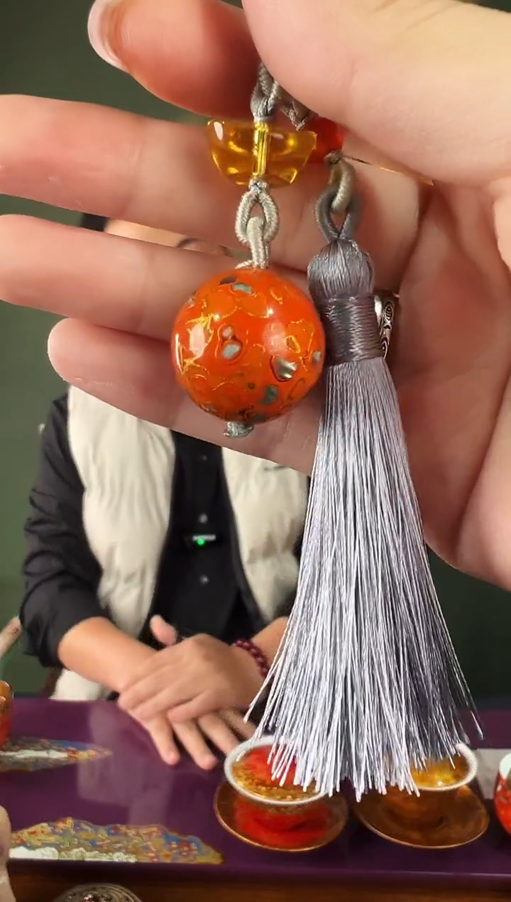 橙金2.0大漆珠-太古大漆