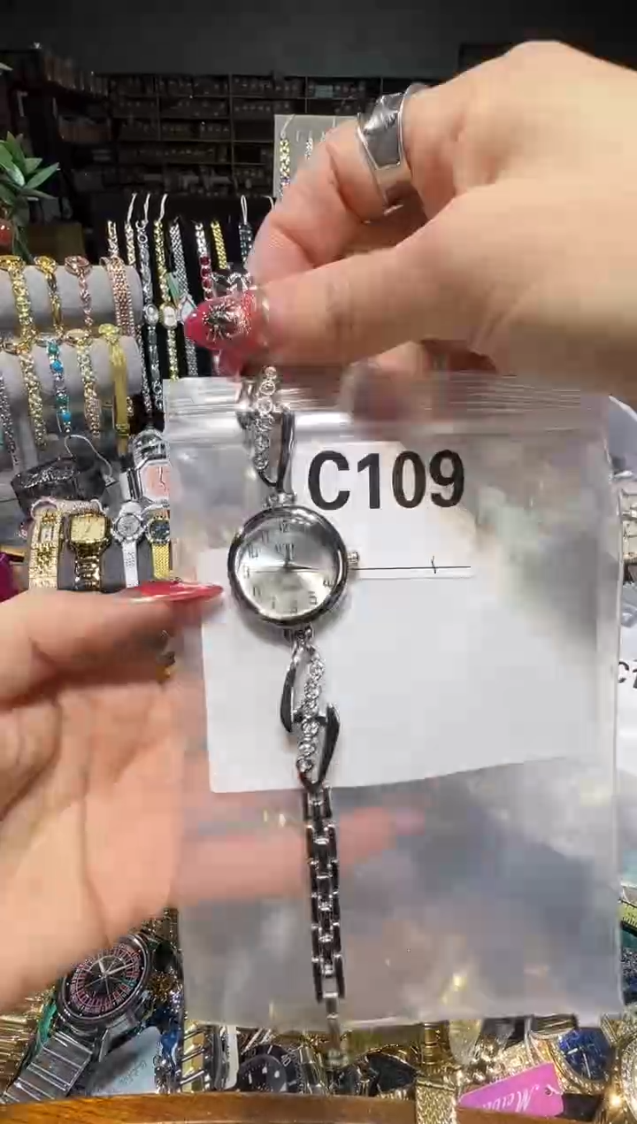 石英机芯不锈钢不锈钢直播定闪专用