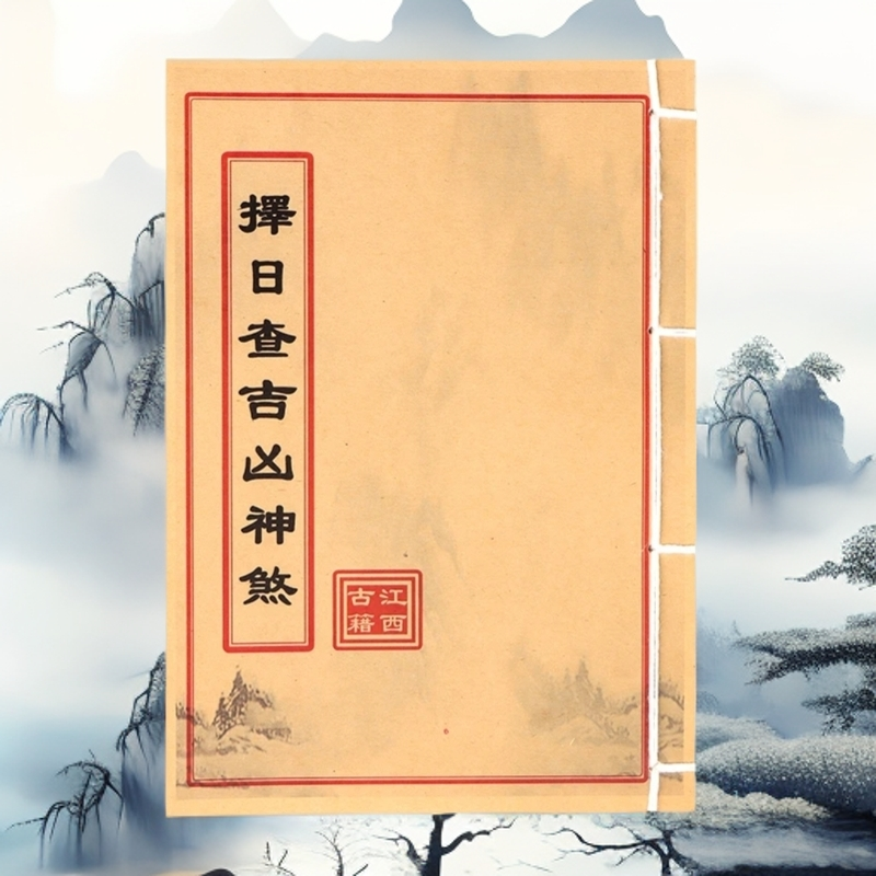 择日查吉凶神煞 手工穿线 古籍古书