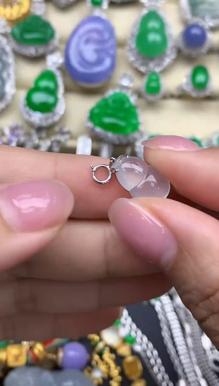 【闪购商品】翡翠颈饰18K金镶嵌450-中国好珍宝