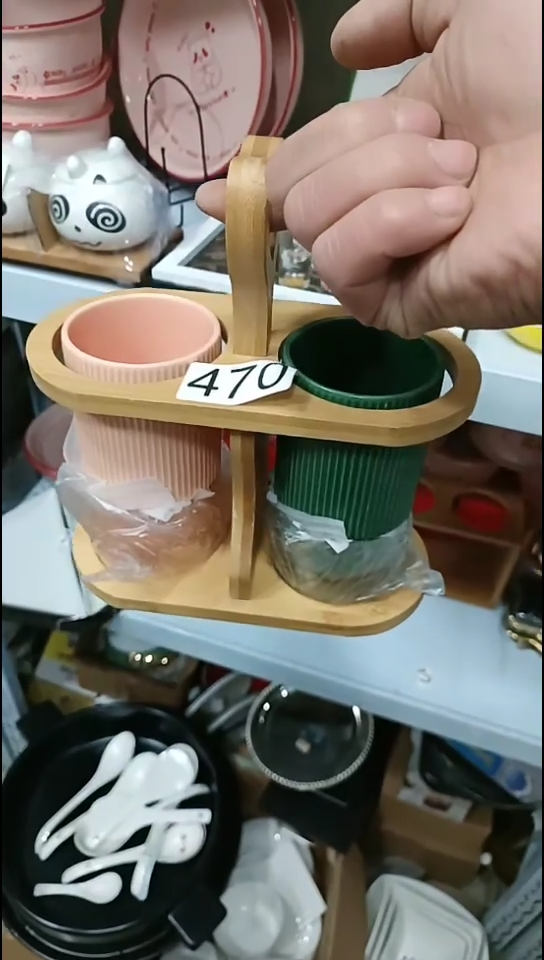 【闪购商品】陶瓷470筷子筒
