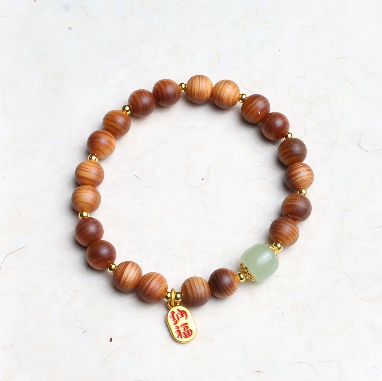 崖柏圆珠8mm单圈手串A74