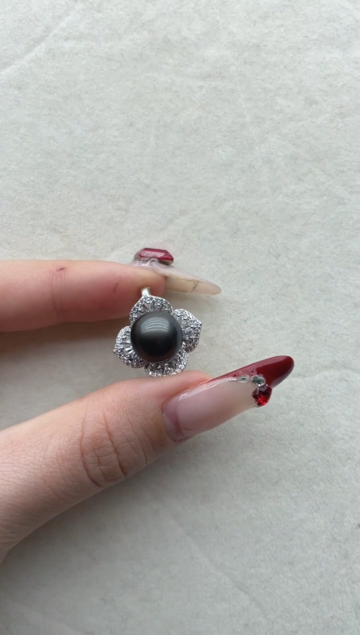 【闪购商品】海水珍珠吊坠银S925镶嵌Y63