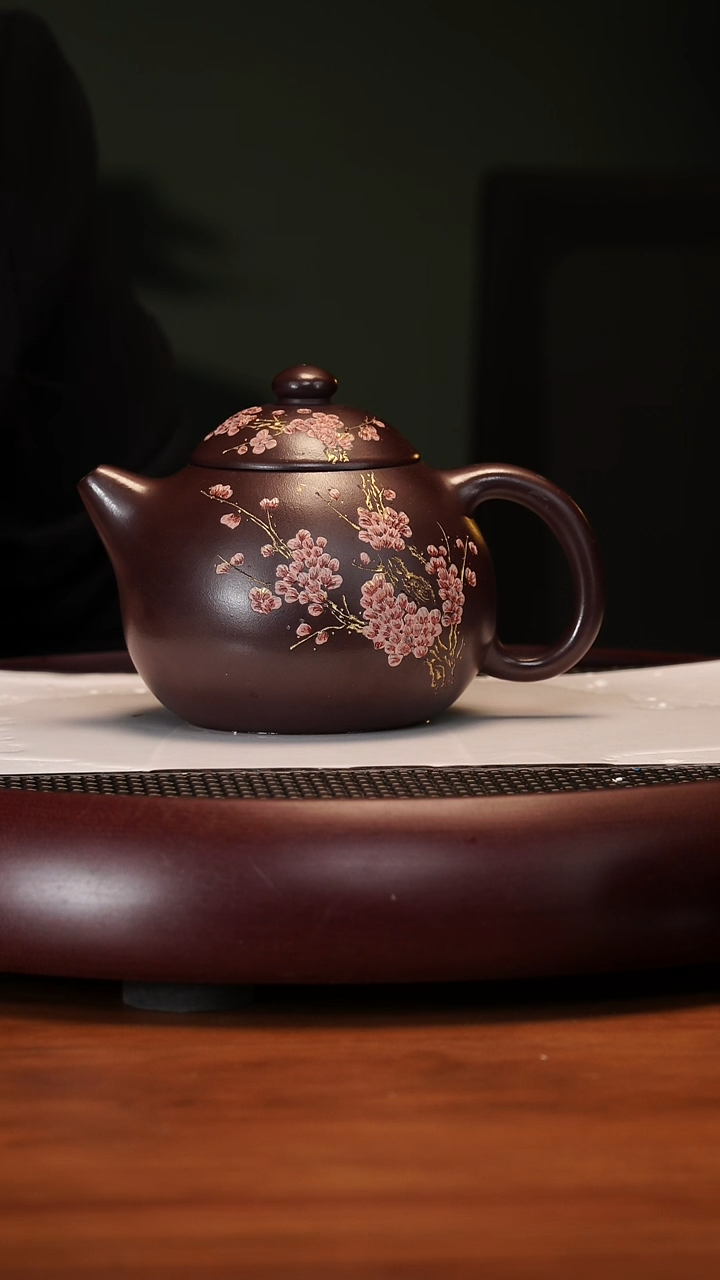 【闪购商品】紫砂茶壶2-47LCH文旦紫茄泥480cc