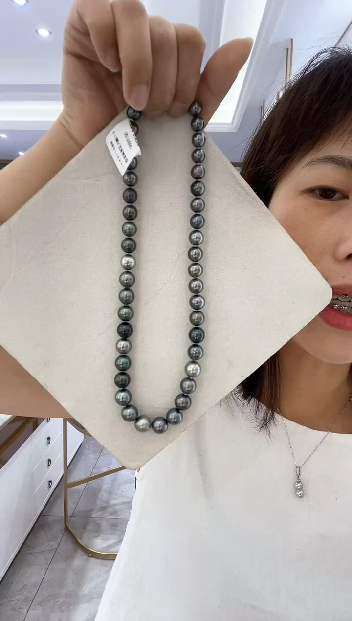 未镶嵌海水珍珠颈饰大溪地串链（孤品）@@M012