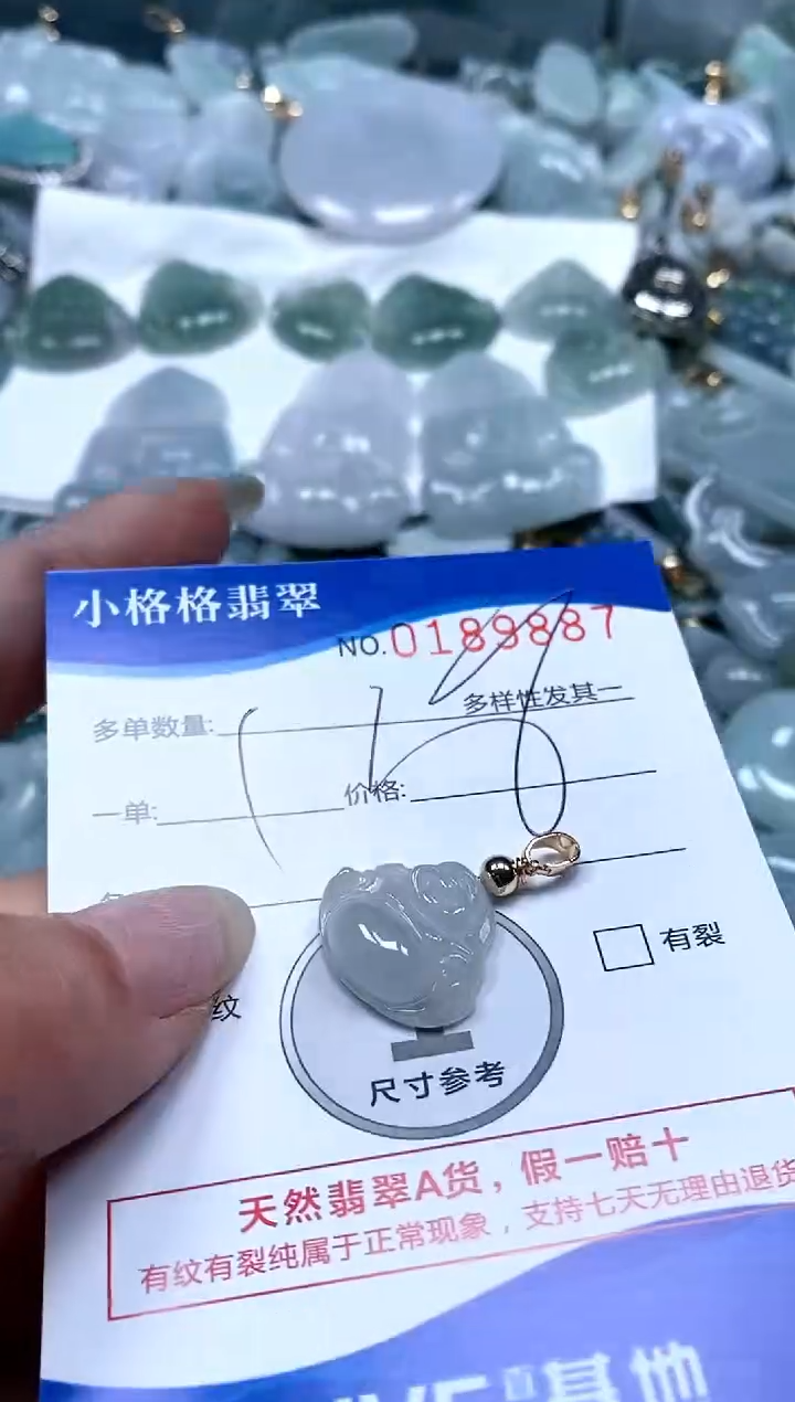 【闪购商品】翡翠颈饰未镶嵌闪购商品0189887