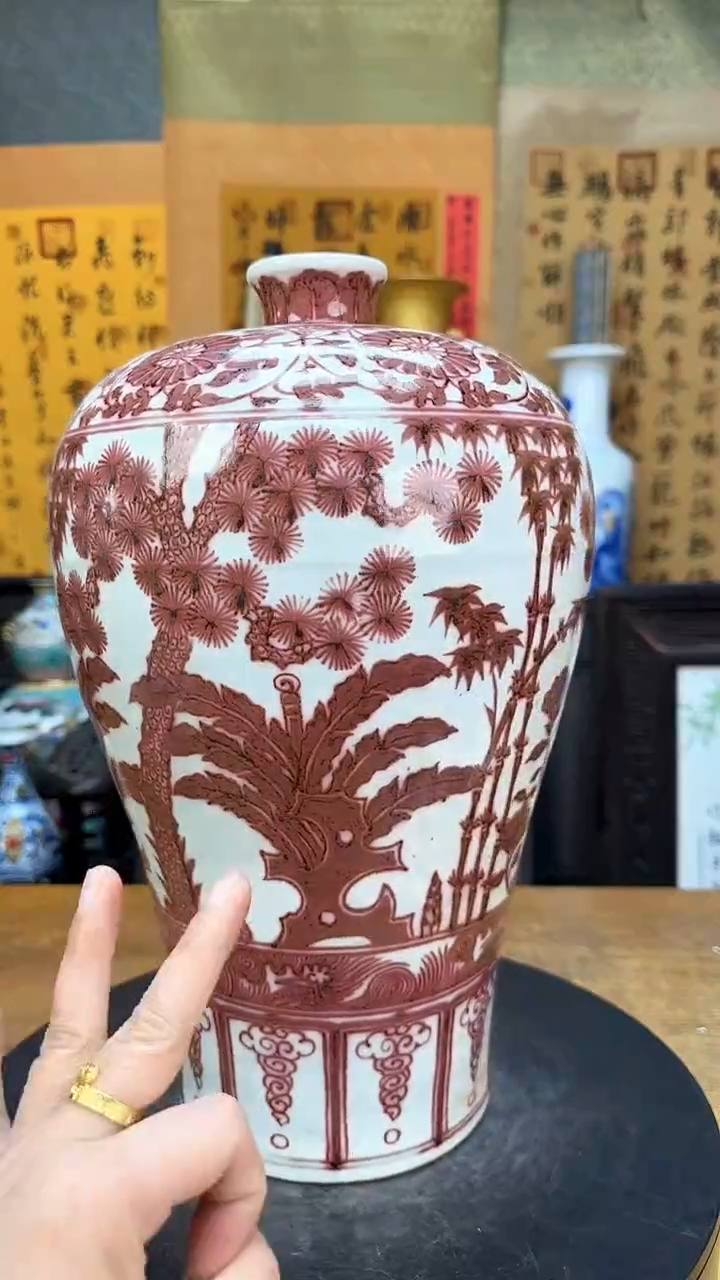 【闪购商品】瓶景德镇陶瓷客厅摆件