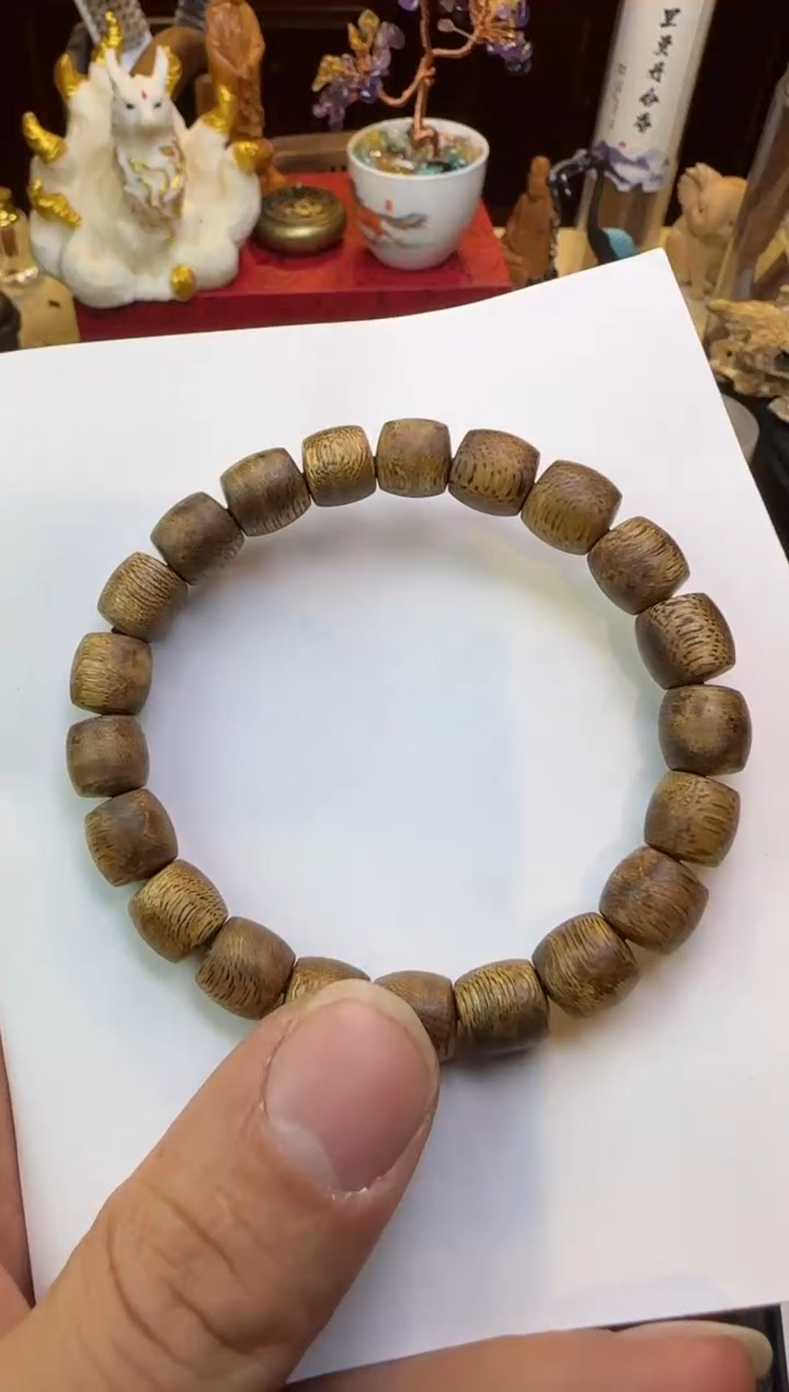 【闪购商品】沉香手串老奇楠单圈直切9.5mm7g