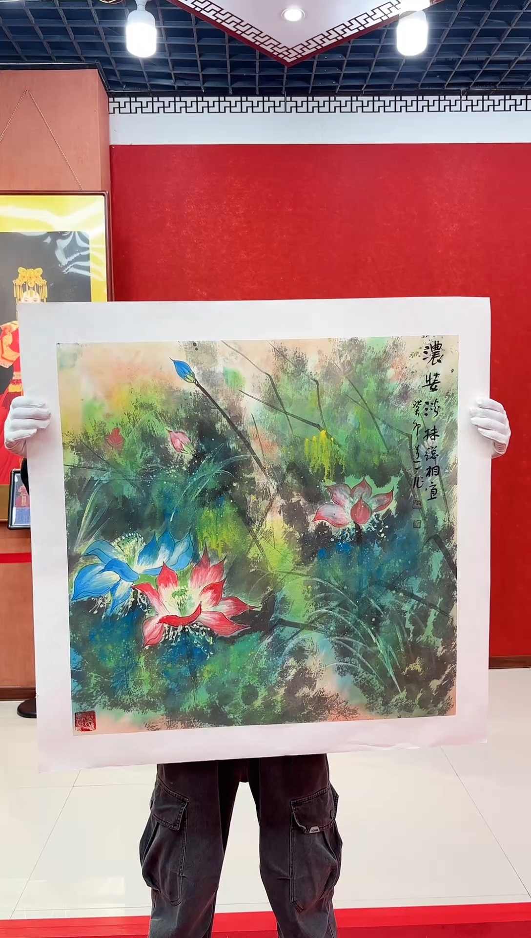 【闪购商品】国画道一老师亲笔绘画作品D17