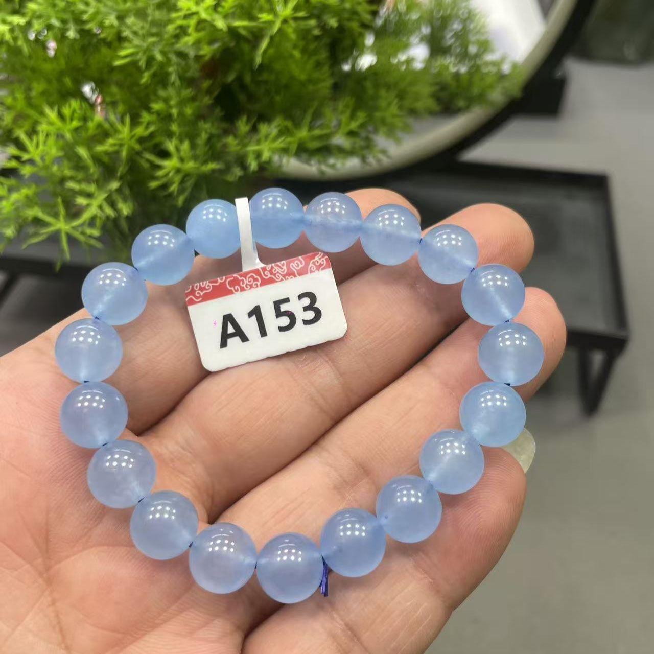 A153海蓝宝单圈手串