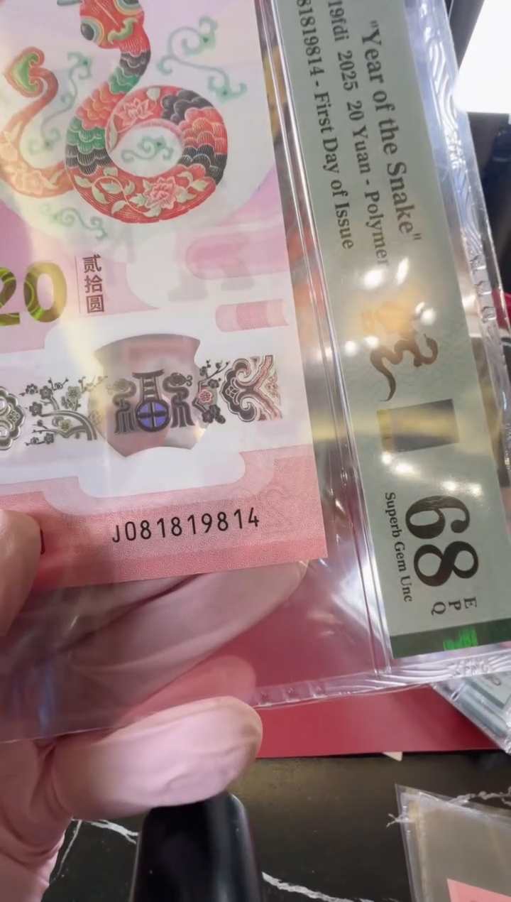 【闪购商品】塑料2025蛇钞单张啊啊啊啊啊裸