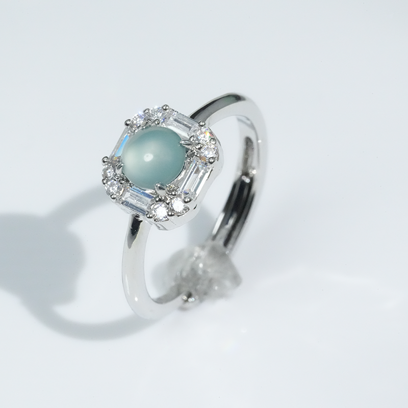 【小胖甄选】天然翡翠蛋面戒指A货小众日常百搭轻奢-多样性发1