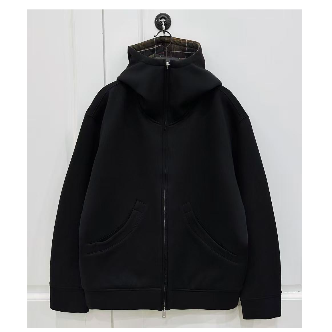 3CC【美式复古羊毛卫衣】松弛感内里绗羊毛男女同穿卫衣外套81105