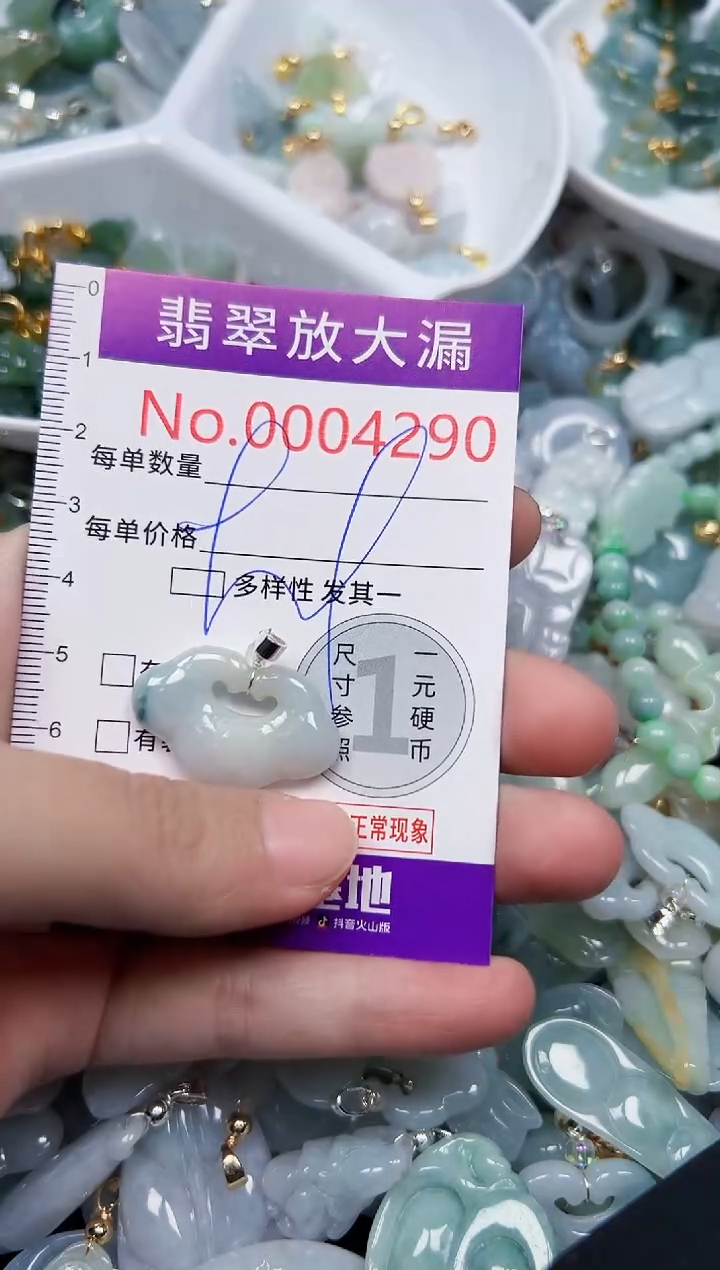 颈饰未镶嵌翡翠4290