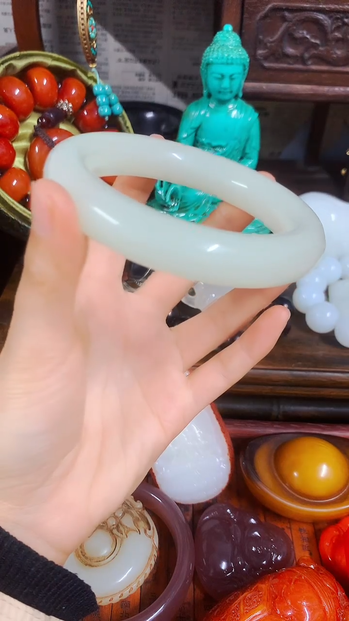 【闪购商品】和田玉未镶嵌手镯主播推荐主播推荐