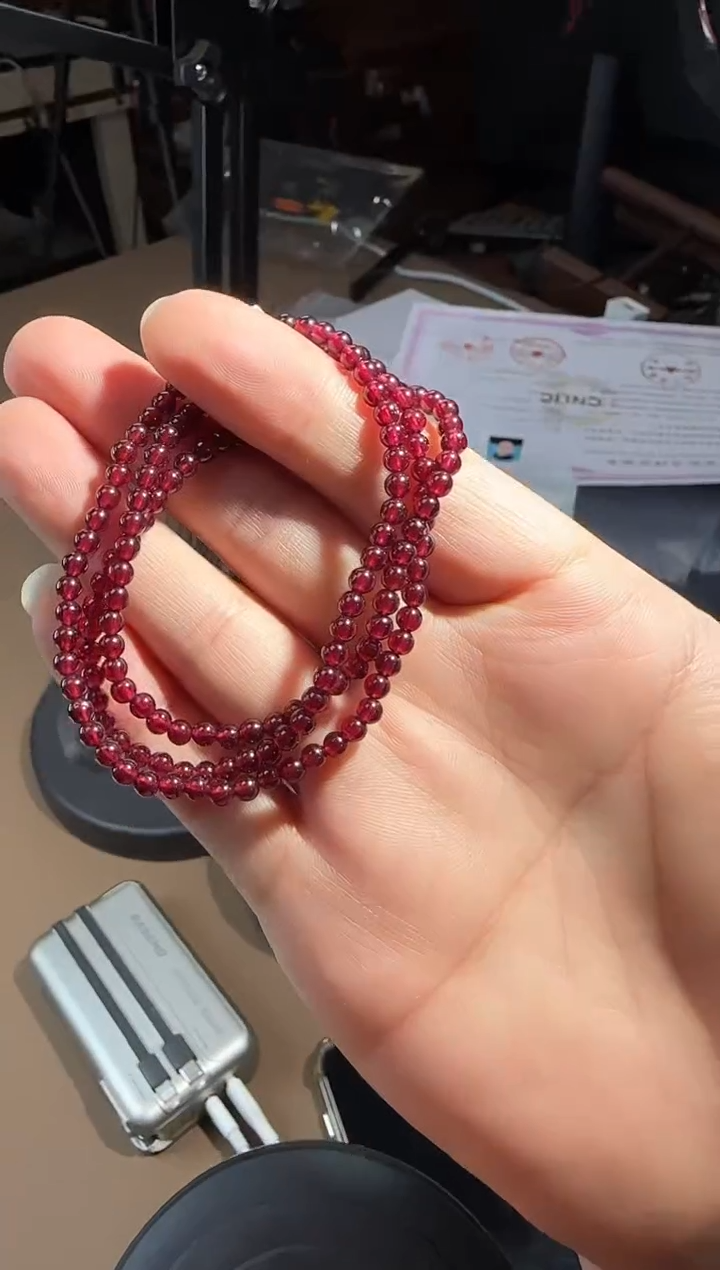 未镶嵌手链石榴石xyz016手链