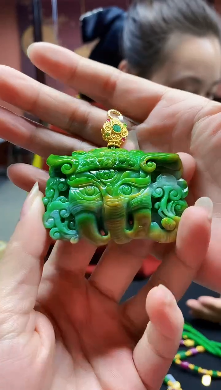 颈饰未镶嵌翡翠翡翠吊坠
