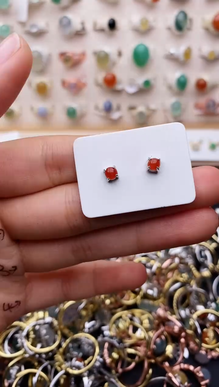 【闪购商品】翡翠戒指银S925镶嵌缅甸翡翠