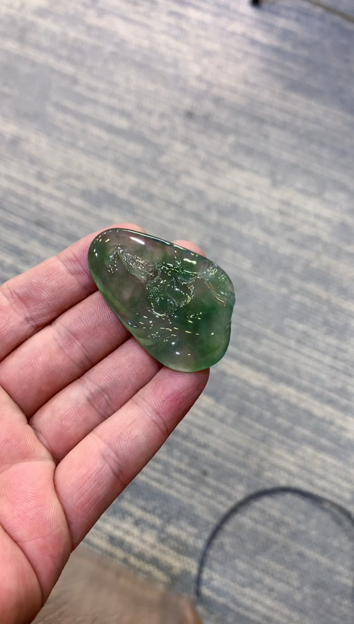 颈饰未镶嵌翡翠天然A货翡翠