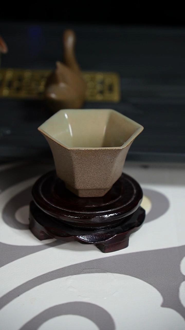 【闪购商品】杯子冰碛岩陶制手工主人杯