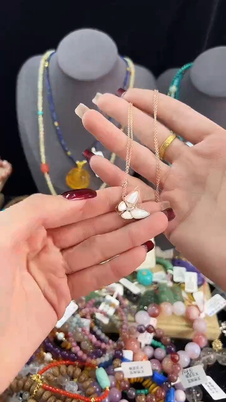 【闪购商品】玛瑙/玉髓颈饰银S925镶嵌吊坠