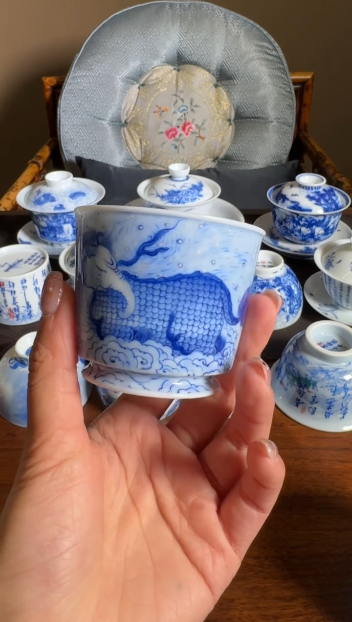 【闪购商品】杯画堂春梦貘容天杯