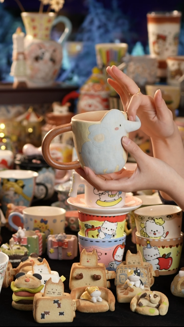 其他陶景德镇釉下彩手绘设计师款陶瓷