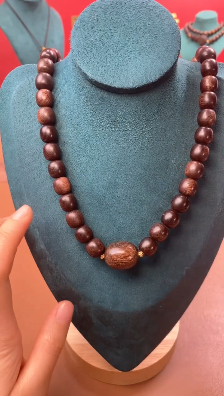 【闪购商品】沉香手串P紫棋玉化10*10老型三圈款