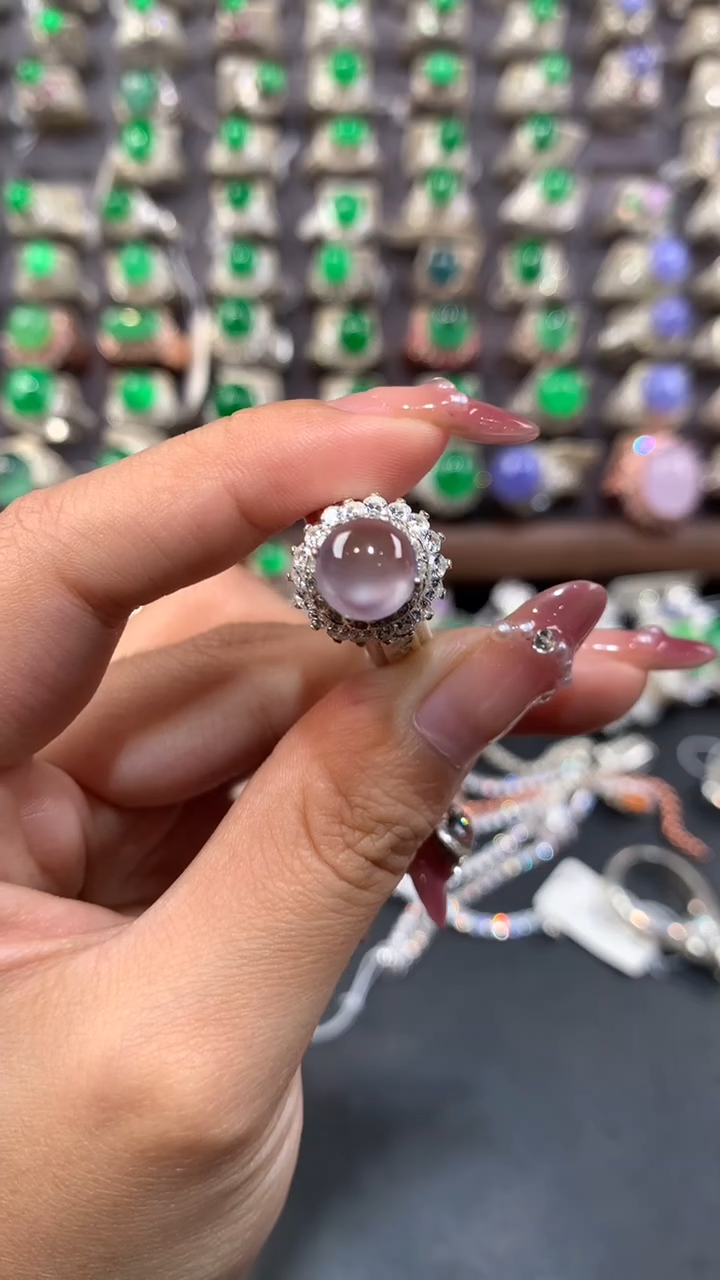 定制翡翠未镶嵌翡翠戒面